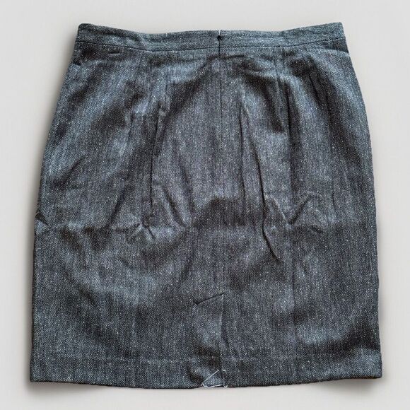 NWT Loft Pencil Skirt Womens Size 10 Brown Tweed Straight Lined NWT - Picture 2 of 12